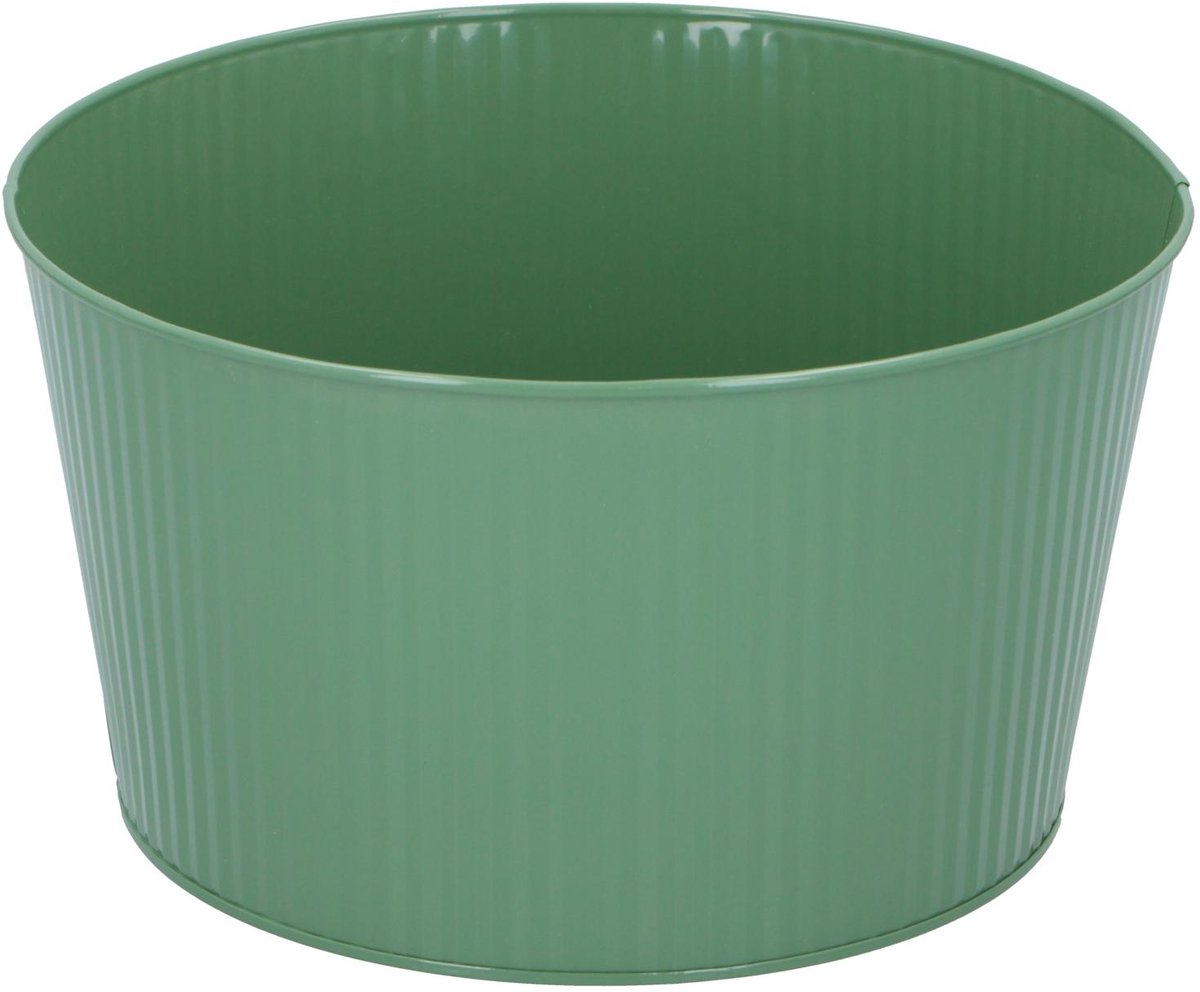Maceta Arti casa - 25 x 14 cm - maceta para flores y plantas de interior - verde
