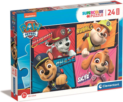 Clementoni Maxi Jigsaw Puzzle Paw Patrol, 24 °.