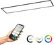Eglo connect.z moradillo smart led paneel - 119.5 x 29.5 cm - zwart - instelbaar rgb wit licht - dimbaar - zigbee
