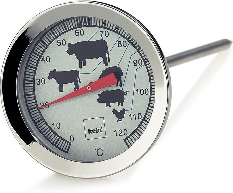 Termómetro para carne Kela - acero 18 10 - hasta 120 °c - | punto
