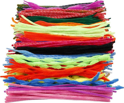 Ciniglia Creative Company, l: 30 cm, spess. 6-15 mm, vari colori, 500 div 1 scatola