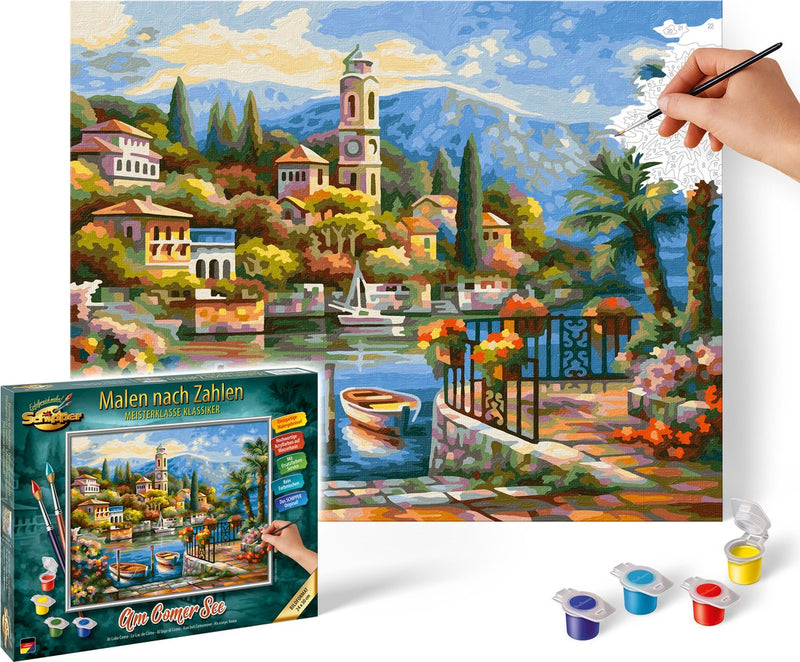 Skipper dipinge con i numeri - sul Lago di Como - pacchetto hobby