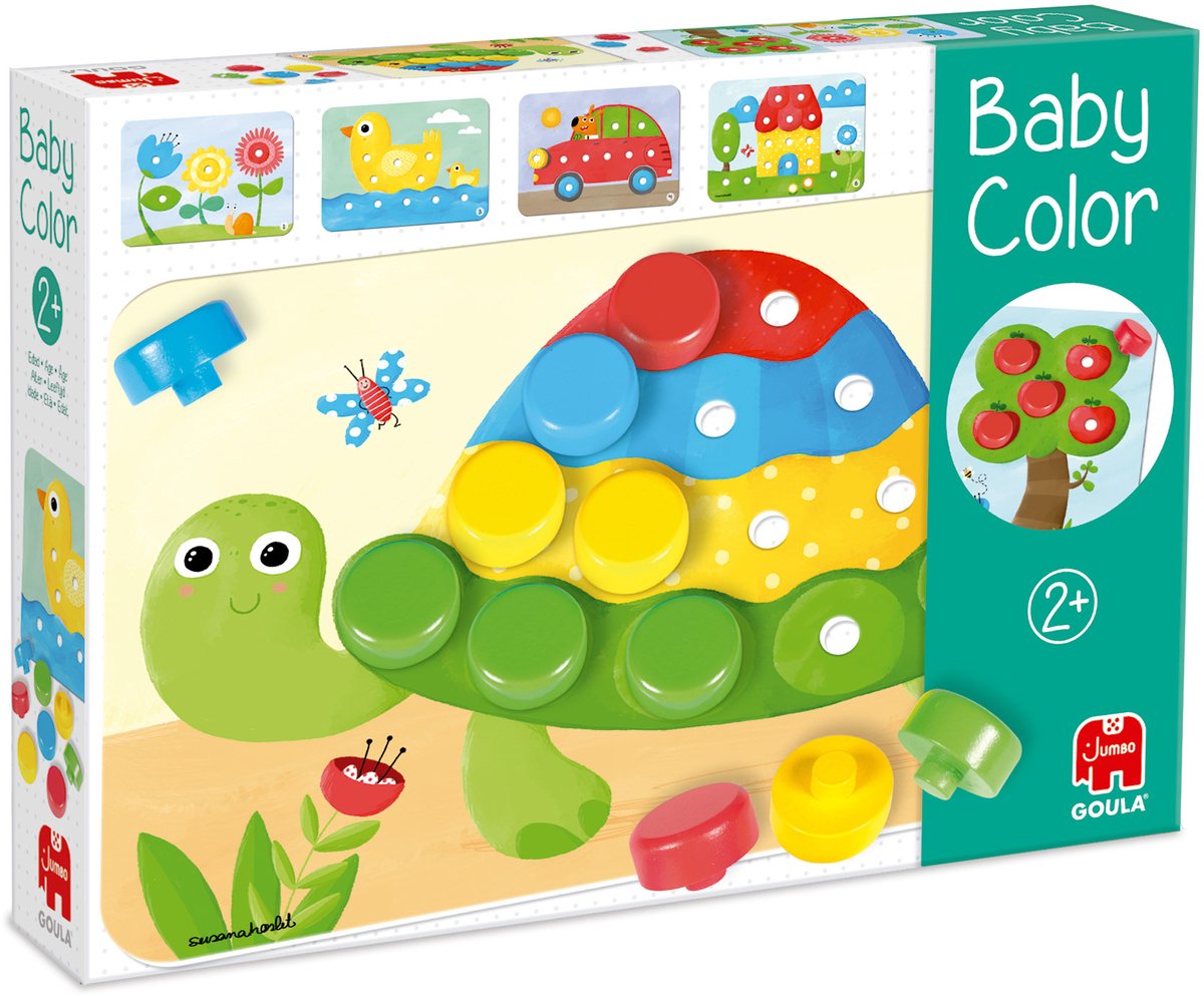 Goula jumbo - - schildpad baby color kleuren leren - educatief spel