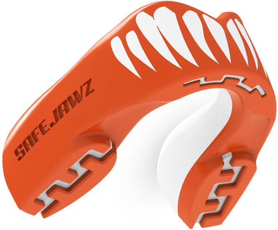 Safejawz protector bucal extro-series viper rojo blanco junior