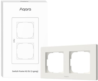 Cornice per interruttore Aqara h2 eu 2 posti (bianco)