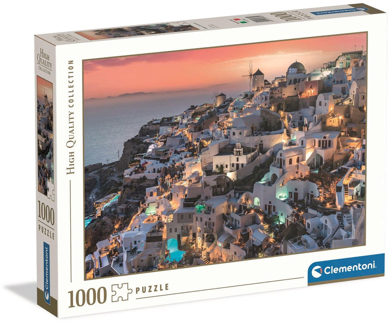 Clementoni Jigsaw Puzzle sfumature di Santorini, 1000st.