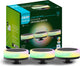 Calex illuminazione intelligente da giardino 24 V per esterni - set di 3 luci da sentiero - faretto da terra intelligente - RGB e luce bianca calda - nero