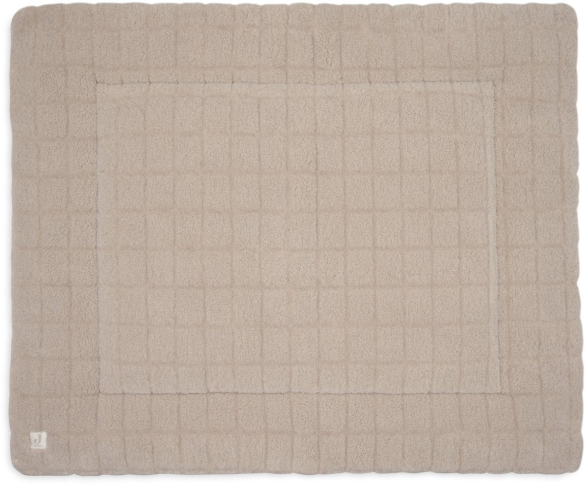 Coperta box Jollein per bambini - 75x95 cm - orsacchiotto box - poliestere - sabbia calda