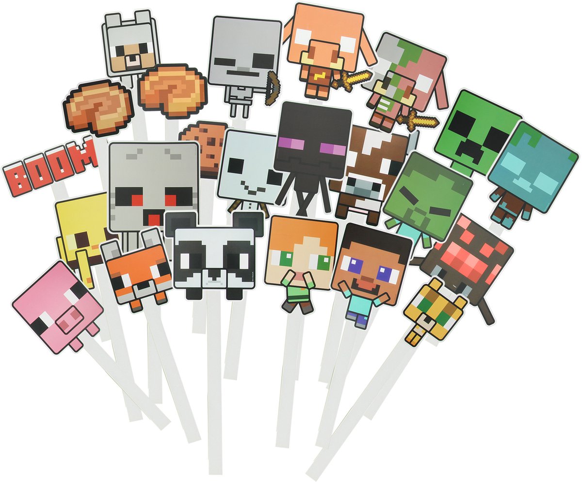 Oggetti di scena per foto di Paladone Minecraft