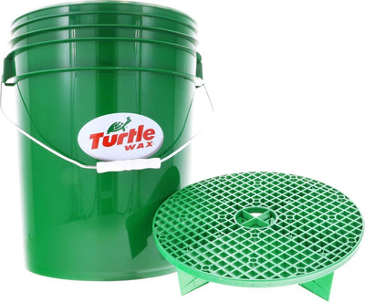 Cubo para cera Turtle Smartguard - cubo extra grande - 19 litros - incluye Smart Guard - elimina la suciedad del paño de limpieza - la suciedad queda en el fondo del cubo