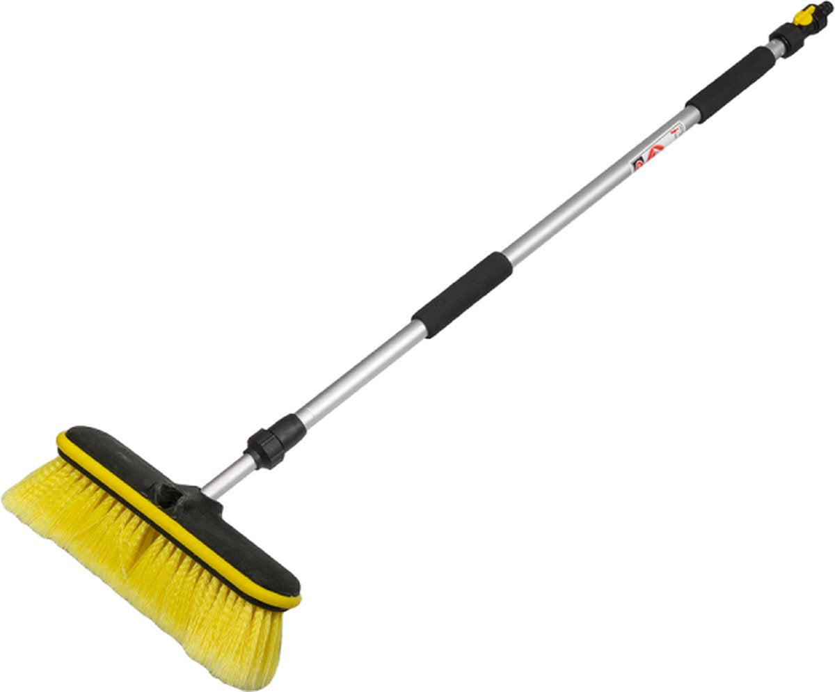 Set spazzole per lavaggio Bradas - spazzola per lavaggio incl. manico telescopico 90-160cm - con passaggio acqua