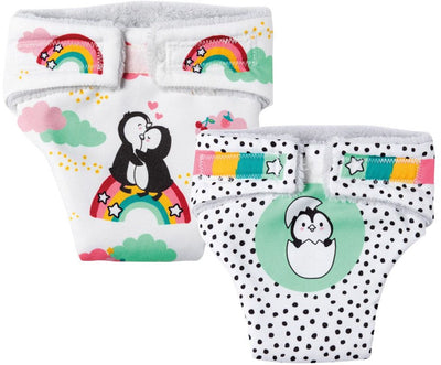 Pannolini di bambola per le bamboli pinguini 2 pezzi, 35-45 cm