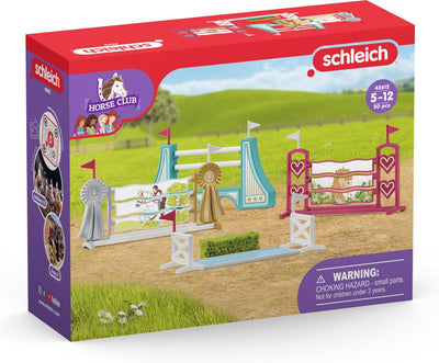Accessori per cavalli Schleich per il percorso ad ostacoli 42612