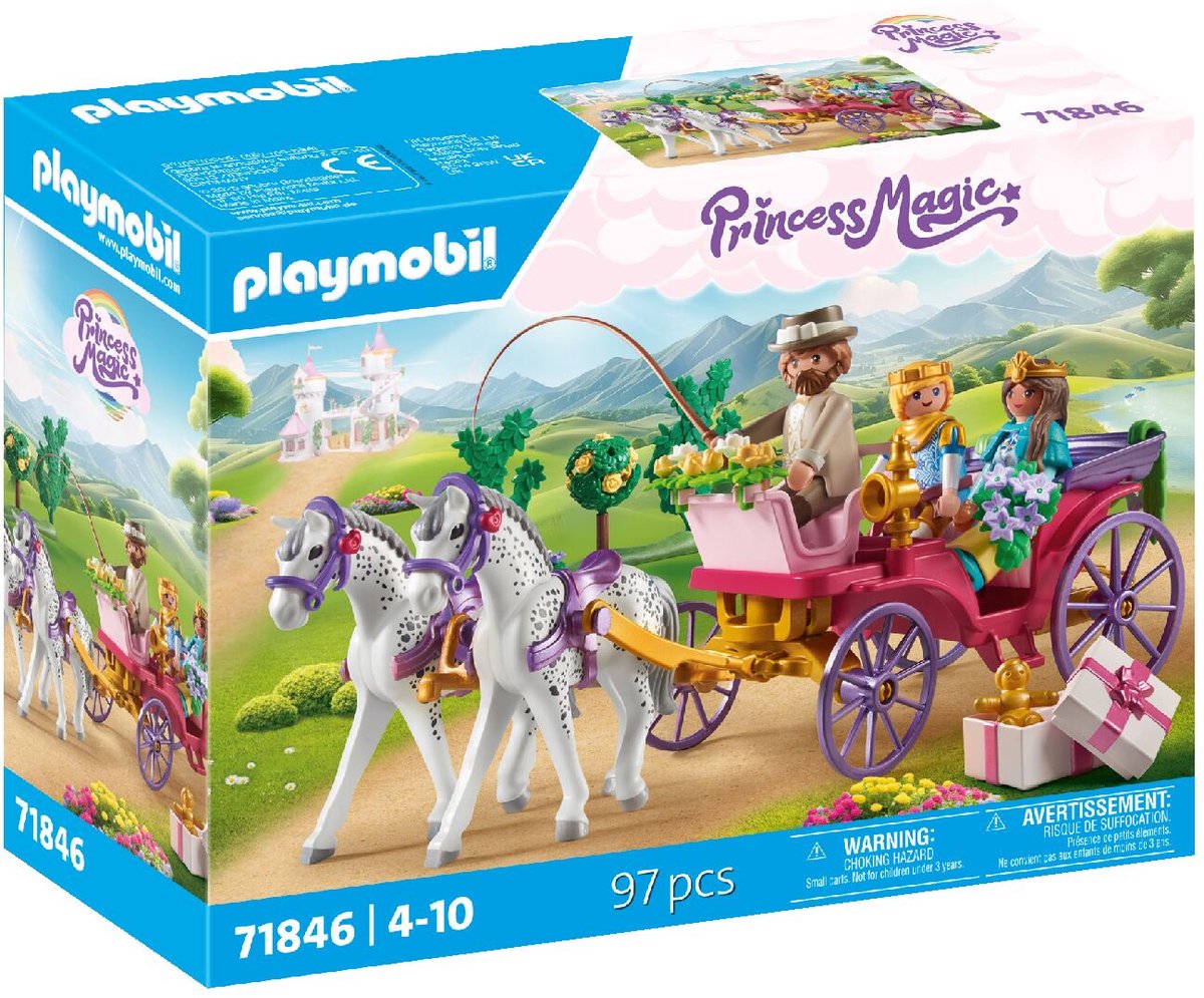 Playmobil 71846 Coach Ride con Prince e Princess