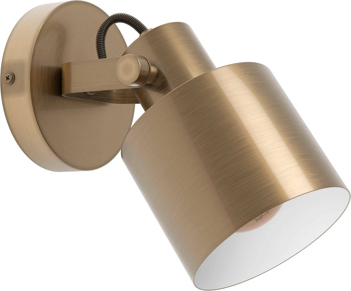 Eglo southery spot - e27 - 18,5 cm - goud crème