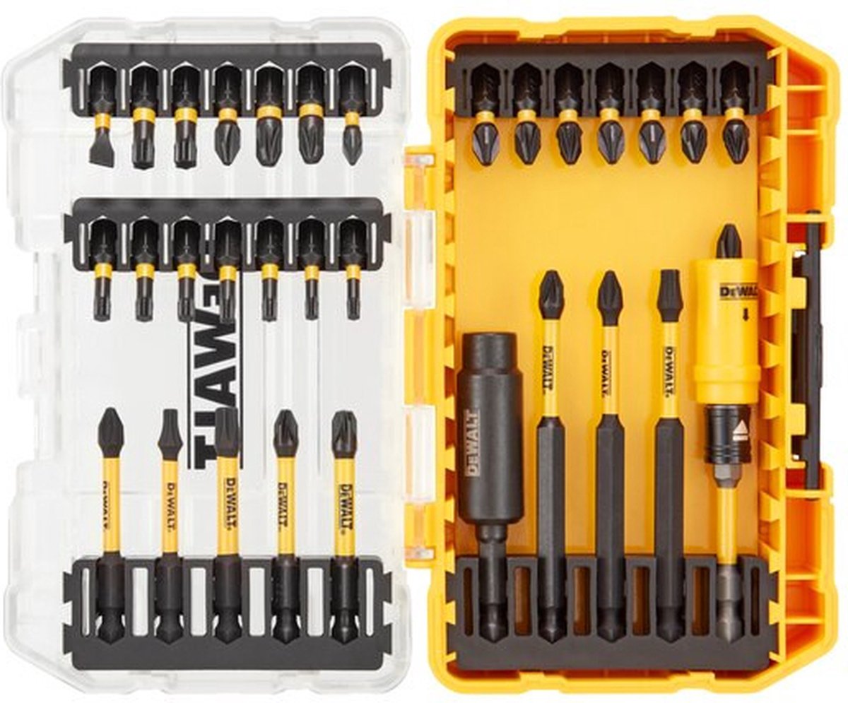 Dewalt extreme flextorq - set di punte a vite - 32 pezzi - con zona flessibile