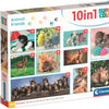 Gamba di clementoni puzzel super color 10in1 amici animali