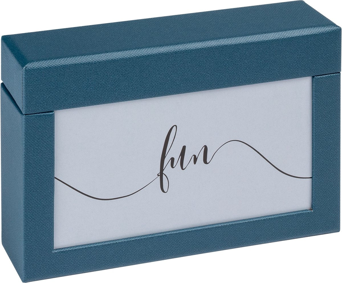 Walther fb-116-l fun - fotodoos met deksel - 100 foto's 10x15 cm - blauw