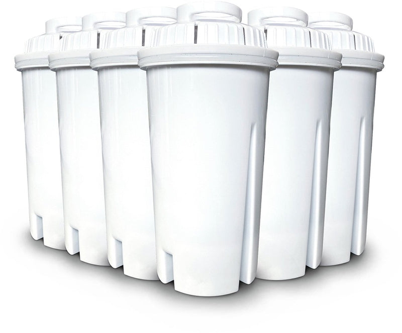 Caso design caso juego de filtros para dispensadores de agua caliente turbo - 6 filtros de agua universales con anillo de sellado de silicona, para hw400, hw500, hw600, hw660, hw1000, hw1660 |