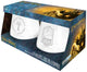 Set di 2 bicchieri Il Signore degli Anelli - set di occhiali unisex pony rampante e gondor - trasparenti - standard
