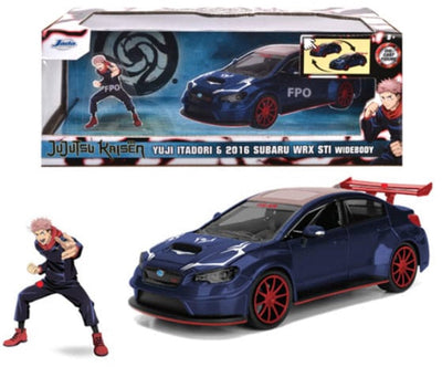 Jada giocattoli jujutsu kaisen diecast modello 1 24 2016 subaru wrx sti veicoli