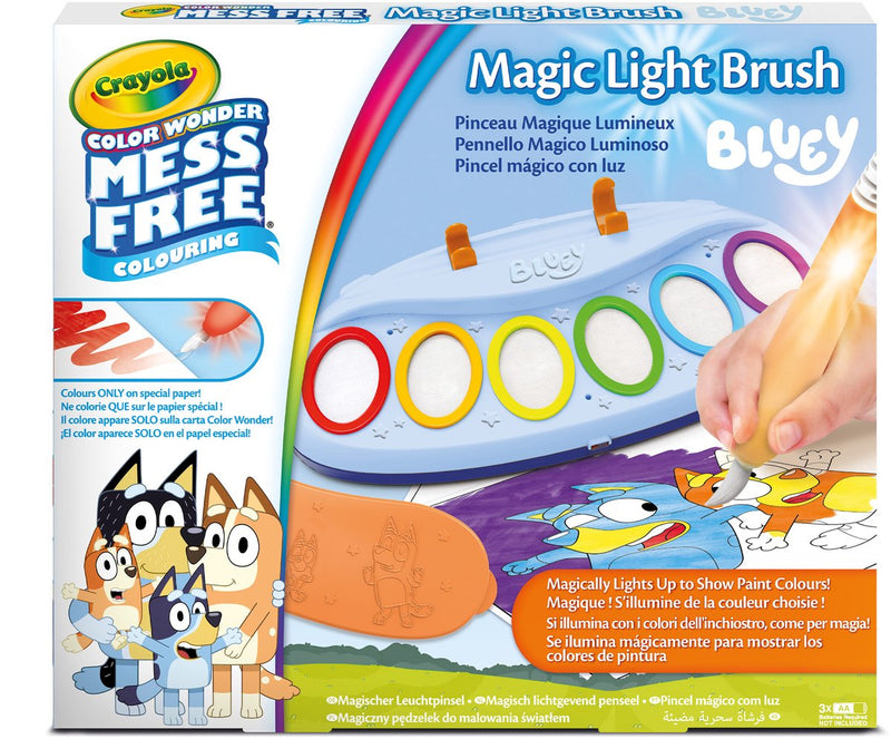 Crayola - pincel luminoso mágico color Wonder - azulado - set de pintura sin manchas - actividad creativa y regalo para niños a partir de 3 años
