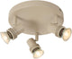 Lucide kianti - faretto da soffitto (lampada da soffitto) - ø 21 cm - 3xgu10 - tortora