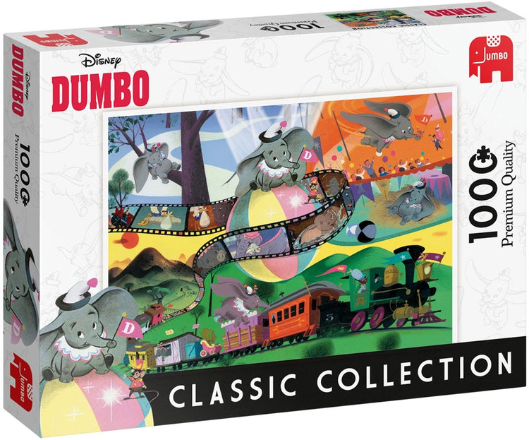 Puzzle jumbo disney classic collection dumpo - rompecabezas - 1000 piezas