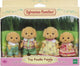 Sylvanian families 5259 familie poedel-fluweelzachte speelfiguren