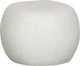Mesa auxiliar Vtwonen Pebble - arcilla de fibra - aspecto hormigón - blanco - 35x50x50 cm
