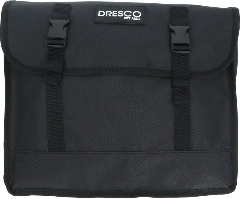 Borsa doppia da bicicletta Dresco basic nera 30 litri