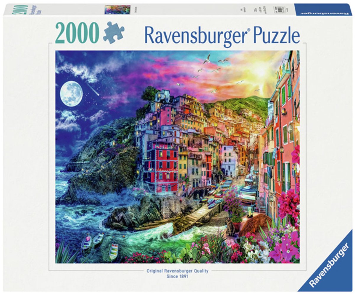 RAVENSBURGER JIGSAW puzzle Farbenfrohe Cinque Terre, 2000st.