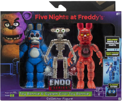 Jazwares Five Nights at Freddys personaggio della serie endo - endo-2, parti di Bonnie giocattolo, parti di Bonnie giocattolo con errore di sistema 15 cm