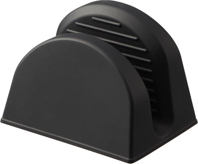 Manoplas de horno de silicona Yamazaki - magnéticas - torre - negro (juego de 2)