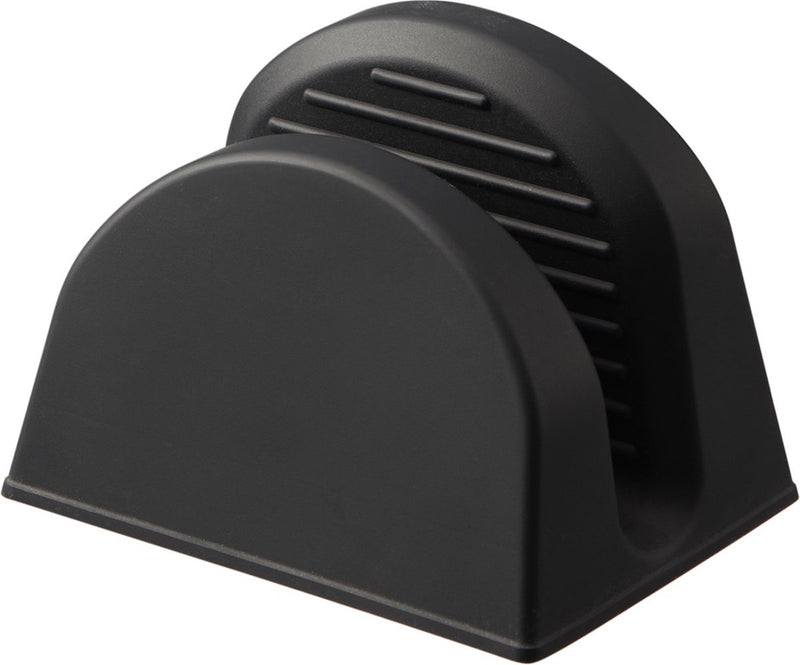 Yamazaki siliconen ovenwanten - magnetisch - tower - zwart (set van 2)