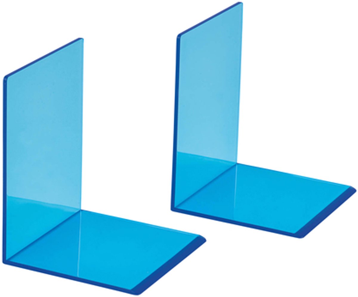 Fermalibri Maul 3513631 misura, altezza: 130 mm blu neon 2 pezzo(i)