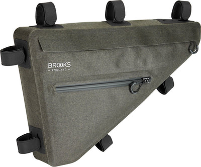 Brooks Scape Frametas - Frametas di biciclette impermeabili, 5,5 litri, verde