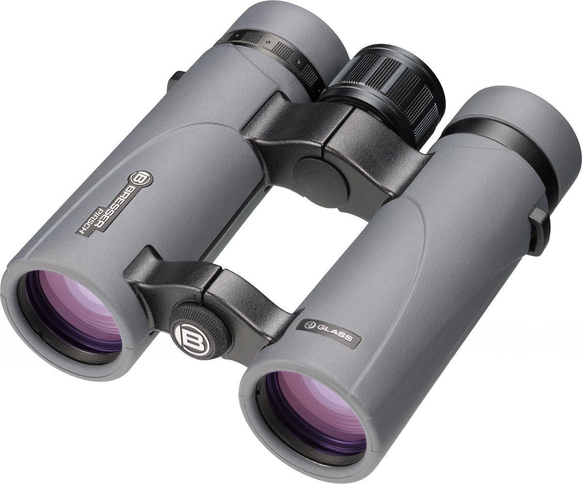 Pirsch ecc. 10x34 binocoli con rivestimento in fase grigio