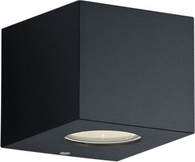 Rl live your light reality cordoba - wall lamp - black matt - incl. 2x smd 2w - outdoor lighting - ip44