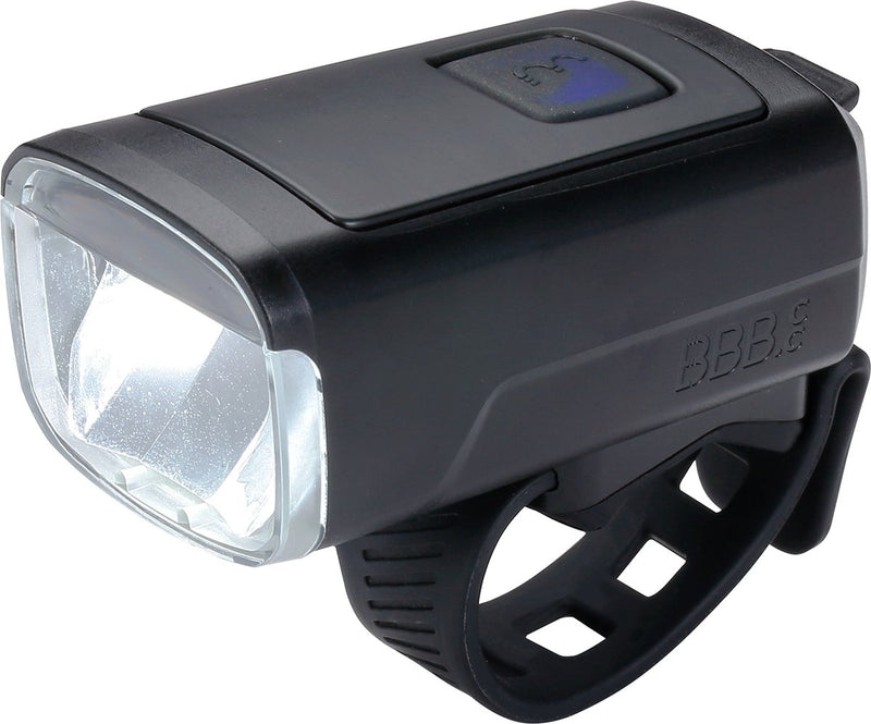 Faro per bicicletta Bbb cycling stud50 - illuminazione per bicicletta ricaricabile tramite USB - luce anteriore per city bike - luce anteriore per bicicletta - 200 lumen - impermeabile - batteria a lunga durata - BLS-230