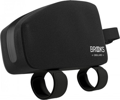 Brooks Scape Bolt -on Bolsa de tubo superior - Bicicleta Bietstas, Negro