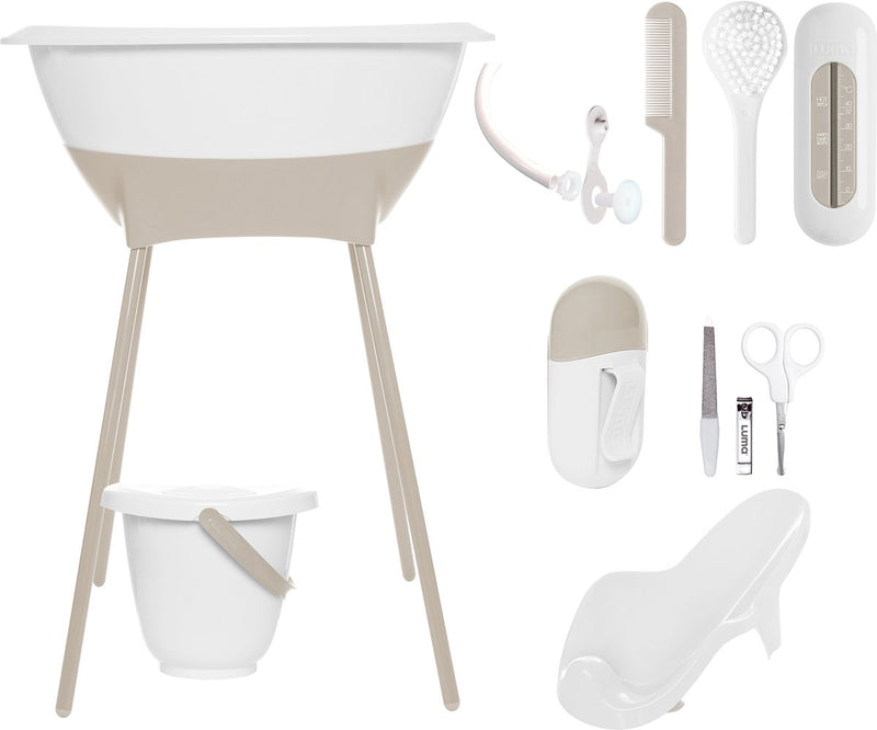 Set da bagno e cura Luma babycare luma bianco