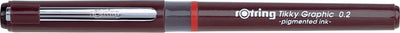 Fineliner con punta in feltro grafico Rotring Tikky | 0,20 mm | inchiostro nero