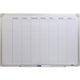 Weekplanner desq 4121 metaal wit