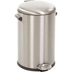 Pattumiera a pedale Eko 31667567 inox (acciaio inossidabile) argento