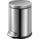 Eko cubo de basura con pedal 31667659 acero inoxidable (acero inoxidable) plateado
