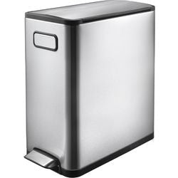 Eko cubo de basura con pedal 31712311 acero inoxidable (acero inoxidable) plata