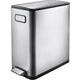 Eko cubo de basura con pedal 31712311 acero inoxidable (acero inoxidable) plata