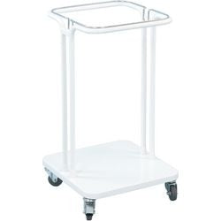Pattumiera a pedale Abena 38144394 acciaio bianco