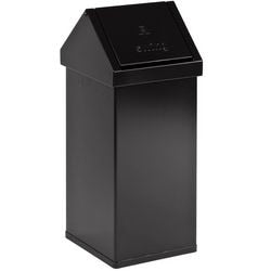 Pattumiera Dutchdesign 31004744 alluminio verniciato a polvere nero